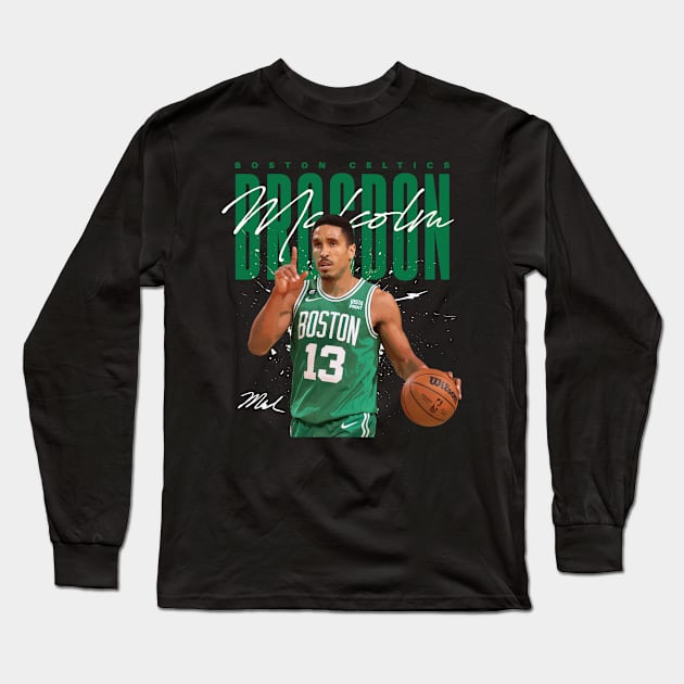 Malcolm Brogdon Long Sleeve T-Shirt by Juantamad